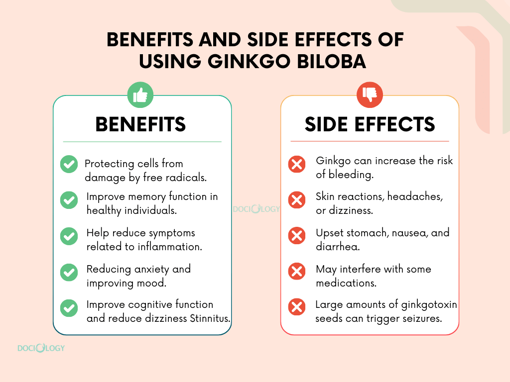 Benefits & Side Effects of using Ginkgo Biloba