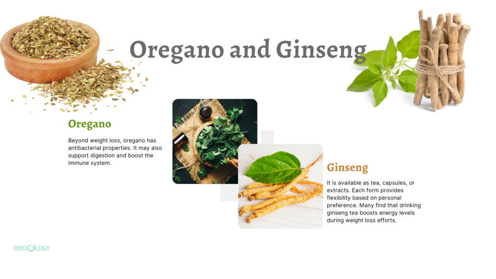 Oregano and Ginseng